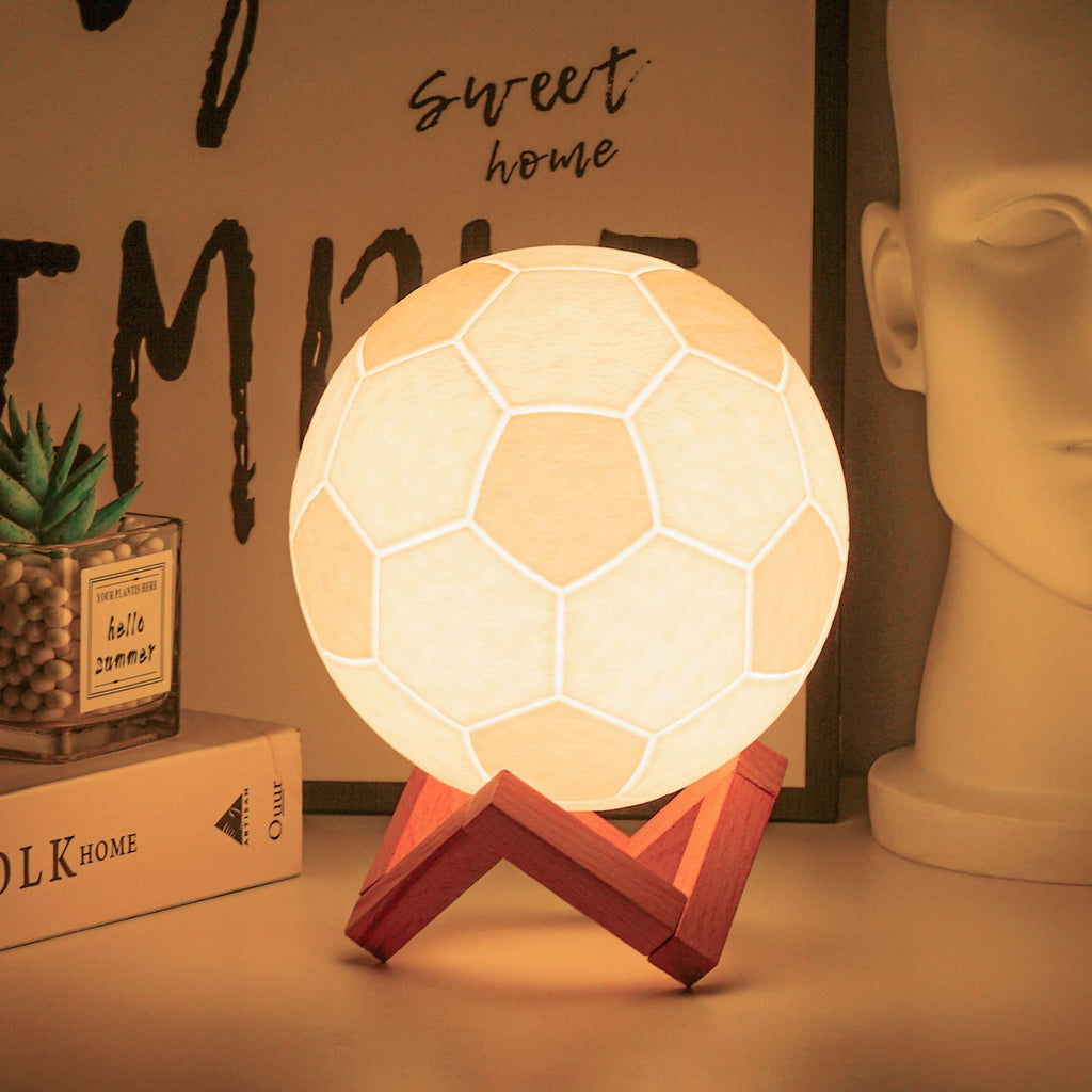 Personalized Soccer Gifts for Soccer Fan player Night Light Lamp