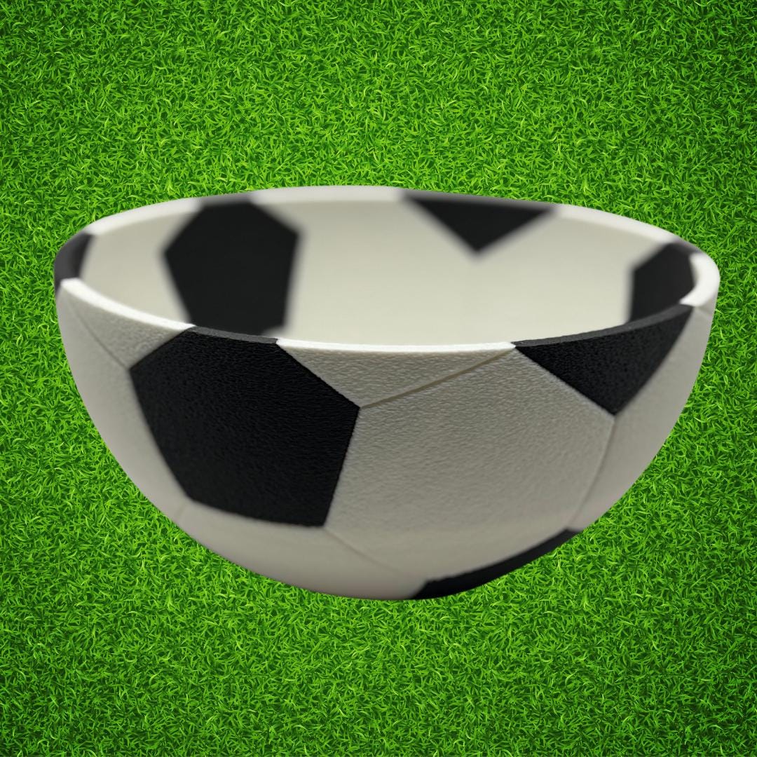 Football Snack Bowl: Sports Party Decor and Football Gift