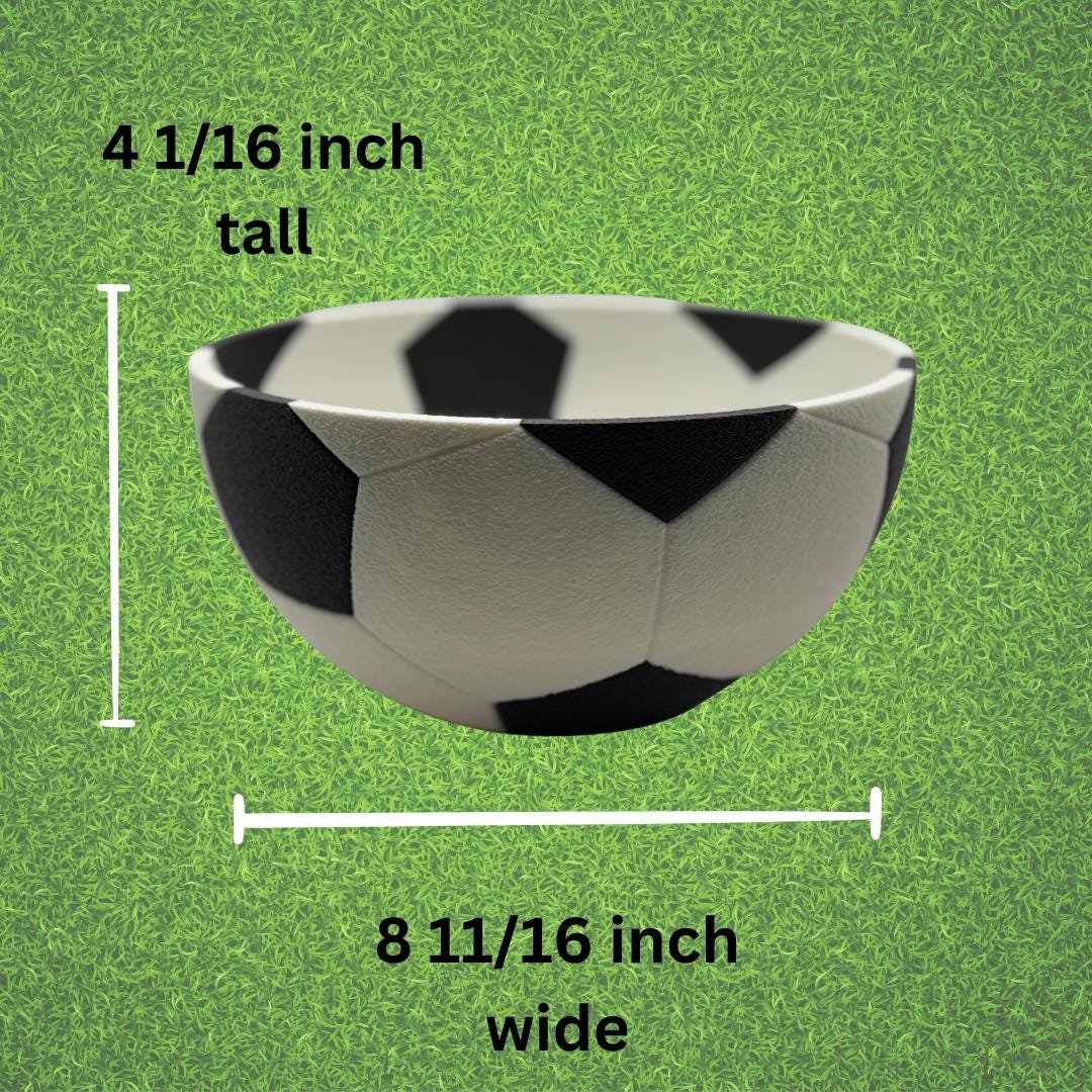 Football Snack Bowl: Sports Party Decor and Football Gift