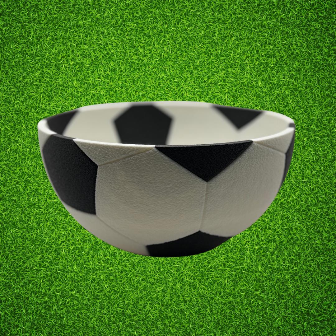 Football Snack Bowl: Sports Party Decor and Football Gift
